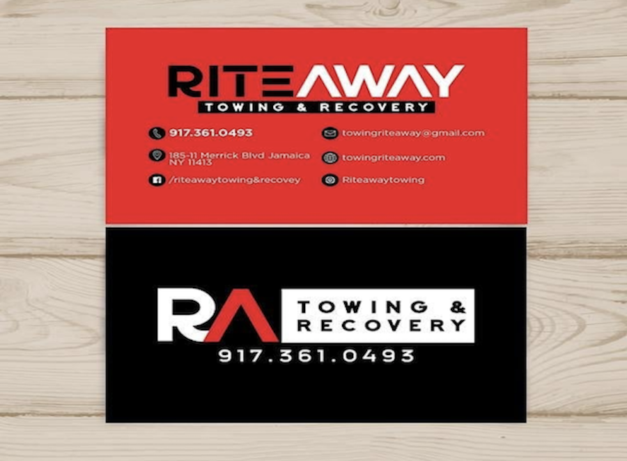 Rite Away Towing Card